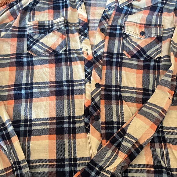 Plaid button up top - Picture 3 of 4
